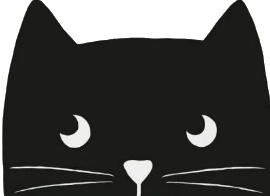 Gato preto fofinho